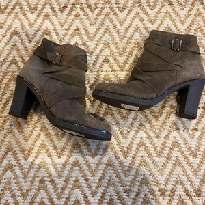 NWT leather booties
